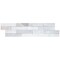 Msi Arctic White Multi Finish Ledger Panel SAMPLE Honed Marble Wall Tile ZOR-PNL-0020-SAM - alternate 1